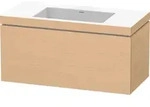 Duravit L-Cube c-bonded Set wandh&auml;ngend, 1 Auszug, ohne &Uuml;berlauf, ohne...
