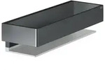KEUCO EDITION 11 Duschablage, abnehmbar, 11158130000, Farbe: Schwarzchrom...