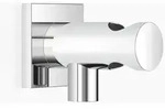 Dornbracht Wandanschlussbogen mit integriertem Brausehalter, eckige Rosette...