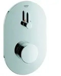 Grohe Eurosmart CT Selbstschluss-Brausebatterie, mit Mischung, Unterputzmontage,