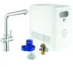 GROHE Blue Professional Einhand-Sp&uuml;ltischarmatur Set, Ausladung 221mm, L-Auslauf,