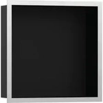 hansgrohe XtraStoris Individual Wandnische Mattschwarz mit Designrahmen...