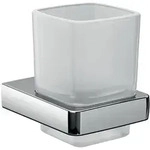 emco trend Glashalter, satiniertes Kristallglas, chrom, 022000100