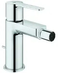 Grohe Lineare Einhand-Bidetbatterie, Zugstangen-Ablaufgarnitur, Ausladung 114mm,