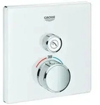 Grohe Grohtherm SmartControl Thermostat mit einem Absperrventil, Wandrosette moon