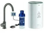GROHE Red Mono Standventil Set, Ausladung 153mm, C-Auslauf, mit GROHE Red Boiler