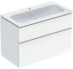 Geberit iCon Set M&ouml;belwaschtisch mit Unterschrank, 2 Schubladen, 90x63x48 cm,