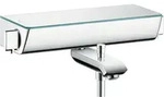 hansgrohe Select Ecostat Wannenthermostat, Aufputz, 13141000, Farbe: Chrom