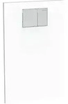 Geberit Designplatte f&uuml;r Geberit AquaClean WC-Aufsatz, 115.324.SI.1, Farbe: Glas