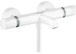 hansgrohe Ecostat Wannenthermostat Comfort Aufputz, 13114700, Farbe: weiss matt