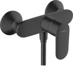 hansgrohe Vernis Blend Einhebel-Duscharmatur Aufputz, 71640670, Farbe: Mattschwarz
