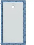 Geberit Rechteckduschwanne Olona 80x100 cm, H&ouml;he 4 cm, Ablauf hinten mittig, wei&szlig;/