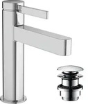 hansgrohe Finoris Einhebel-Waschtischarmatur 110 mit Push-Open Ablaufgarnitur,