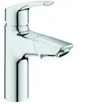 Grohe Eurosmart Einhand-Waschtischbatterie, M-Size, Ausladung 122mm, Push-Open