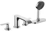 hansgrohe Vivenis 4-Loch Wannenrandarmatur mit Schlauchbox (sBox), 75444000,...