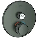 Grohe Grohtherm SmartControl Thermostat mit einem Absperrventil, Wandrosette rund,