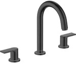 hansgrohe Vernis Shape 3-Loch Waschtischarmatur mit Zugstangen-Ablaufgarnitur,