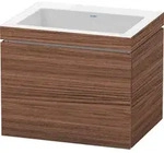 Duravit L-Cube c-bonded Set wandh&auml;ngend, 1 Auszug, ohne &Uuml;berlauf, ohne...