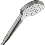 hansgrohe Croma Select E Handbrause 1-jet EcoSmart, 26815340, Farbe: Brushed Black