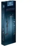 Ideal Standard Ceratherm T25 Duschsystem mit Brausethermostat Aufputz Flex, Silk
