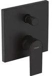 hansgrohe Vernis Shape Einhebel-Wannenarmatur Unterputz, 71468670, Farbe: Mattschwarz