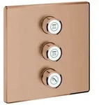 Grohe Grohtherm SmartControl 3-fach Unterputzventil, 29127DL0, Farbe: Warm sunset