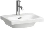 LAUFEN LUA Aufsatz-Handwaschbecken, ohne Hahnloch, mit &Uuml;berlauf, 450x350mm,