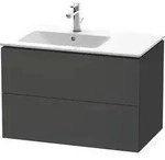 Duravit L-Cube Waschtischunterbau wandh&auml;ngend, 2 Schubk&auml;sten, Becken links,