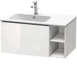 Duravit L-Cube Waschtischunterbau wandh&auml;ngend, 1 Auszug, Regalelement seitlich,