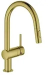 GROHE Minta Einhand-Sp&uuml;ltischarmatur, Ausladung 223mm, C-Auslauf,...