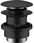 hansgrohe Ablaufgarnitur Push Open, 50100670, Farbe: Schwarz Matt