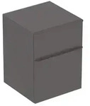Geberit Smyle Square Seitenschrank, 500357, 45x60x47cm, mit 2 Schubladen,