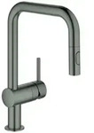 GROHE Minta Einhand-Sp&uuml;ltischarmatur, Ausladung 225mm, U-Auslauf,...