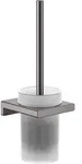 hansgrohe AddStoris Toilettenb&uuml;rstenhalter, 41752340, Farbe: Brushed Black Chrome