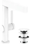 hansgrohe Finoris Einhebel-Waschtischarmatur 230 mit Schwenkauslauf und Push-Open