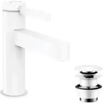 hansgrohe Finoris Einhebel-Waschtischarmatur 100 mit Push-Open Ablaufgarnitur,