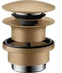 hansgrohe Ablaufgarnitur Push Open, 50100140, Farbe: Bronze geb&uuml;rstet
