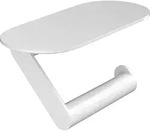 hansgrohe WallStoris Toilettenpapierhalter mit Ablage, 27928700, Farbe: weiss matt