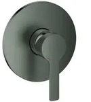 Grohe Lineare Einhand-Brausebatterie, runde Rosette, 24063AL1, Farbe: Hard graphite