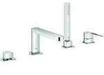 GROHE Plus 4-Loch Einhand-Wannenkombination, Wannenrandmontage, Ausladung 211mm, mit