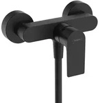 hansgrohe Rebris E Einhebel-Duscharmatur, Aufputz, 72650670, Farbe: Mattschwarz