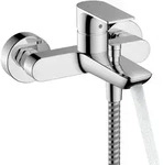 hansgrohe Rebris E Einhebel-Wannenarmatur, Aufputz, Ausladung 182 mm, 72450000,