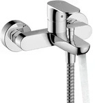 hansgrohe Rebris S Einhebel-Wannenarmatur, Aufputz, Ausladung 173 mm, 72440000,