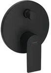 hansgrohe Rebris E Einhebel-Wannenarmatur, Unterputz, 72468670, Farbe: Mattschwarz