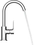 hansgrohe Rebris E Einhebel-Waschtischarmatur 210, mit Schwenkauslauf und