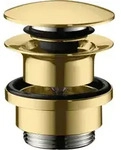 hansgrohe Ablaufgarnitur Push Open, 50100990, Farbe: Polished Gold Optic