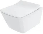 TOTO SP WC-Sitz, eckiges Design, abnehmbar, mit Absenkautomatik, Edelstahlscharniere,