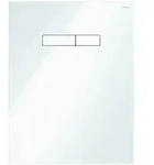 TECElux-Bet&auml;tigungsplatte mit manueller Bet&auml;tigung, Tasten chrom gl&auml;nzend,