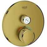 Grohe Grohtherm SmartControl Thermostat mit einem Absperrventil, Wandrosette...