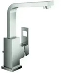 Grohe Eurocube Einhand-Waschtischbatterie, L-Size, Zugstangen-Ablaufgarnitur,